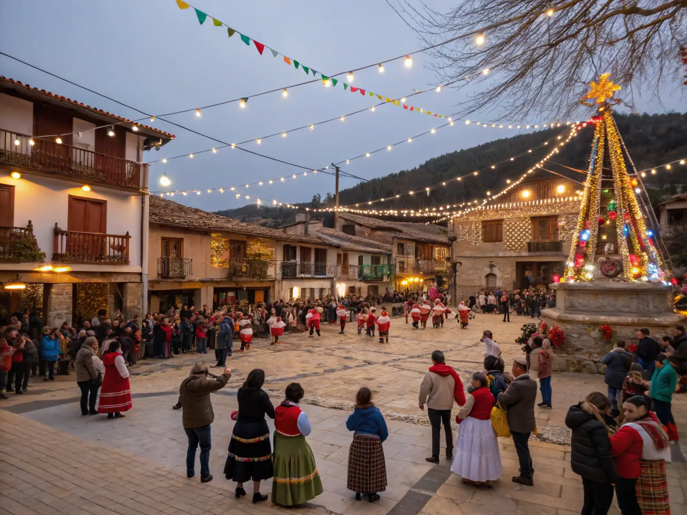 A vibrant scene from a cultural festival in the Dordogne region, highlighting the heritage and cultural activities organized by SEVAD EN CORREZE.
