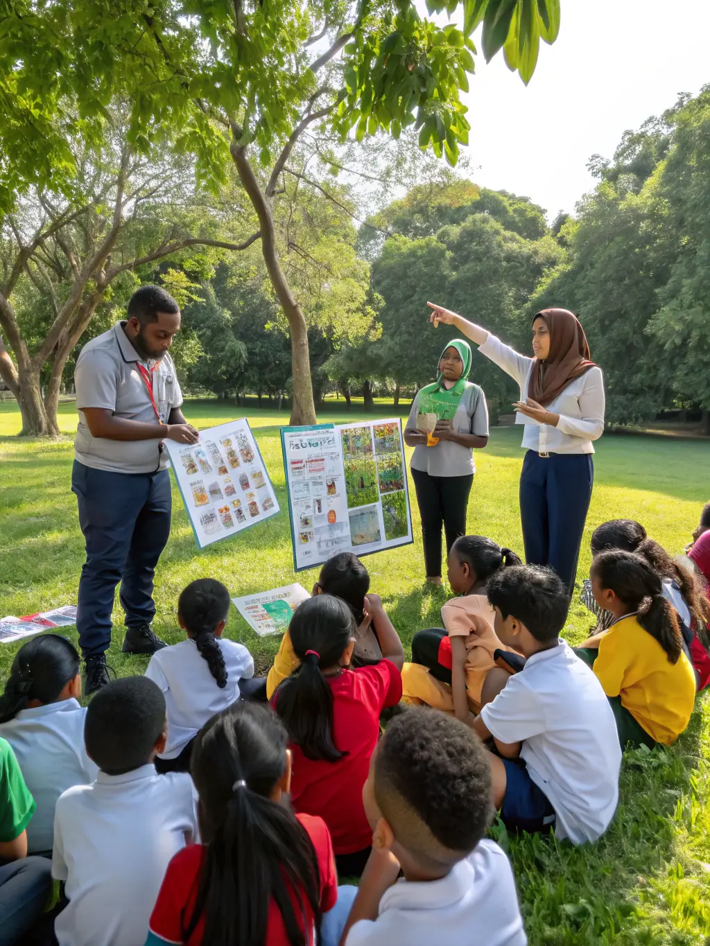 Participants learning about local flora and fauna during an environmental workshop, illustrating SEVAD's educational initiatives.